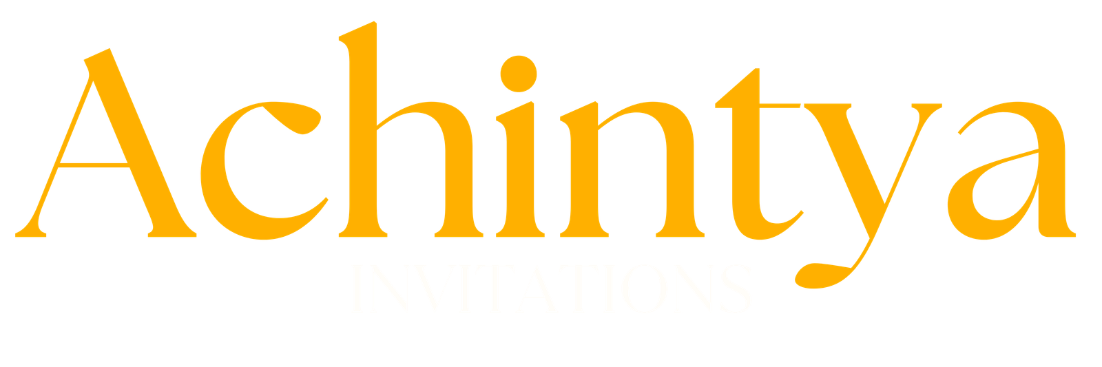 achintya invitation